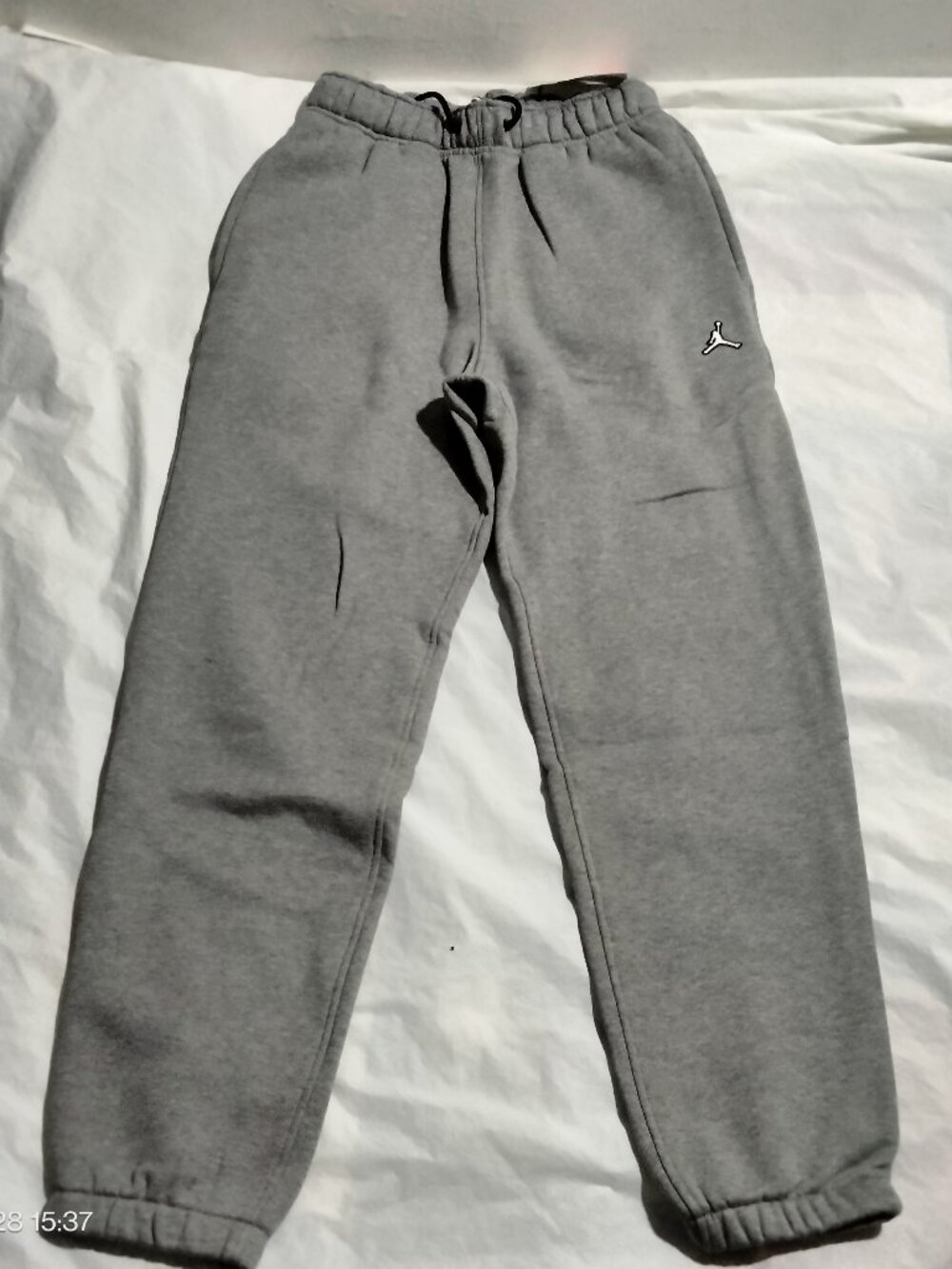 Jordan Essentials Men's Fleece Pants Sweatpants Carbon Grey DA9820-091 Size S